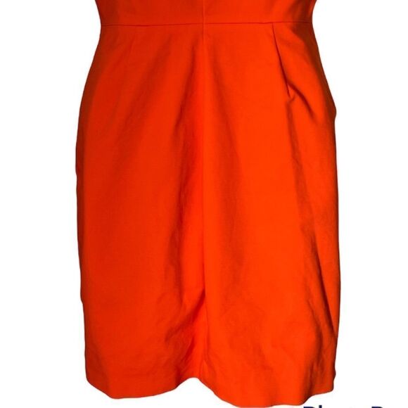 Kate Spade Saturday Orange Sheath  dress Sz 2 - Picture 6 of 10